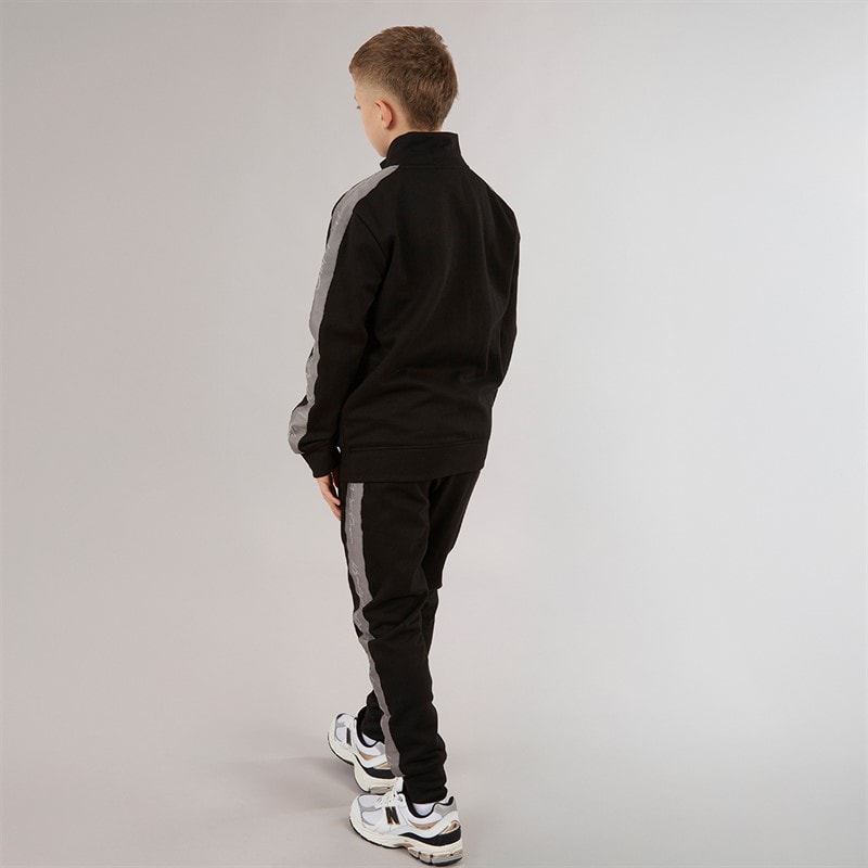 Kings Will Dream Boys Terranced Tracksuit Set Black - Image 2