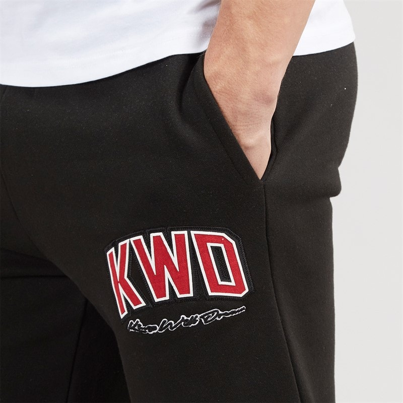Kings Will Dream Mens Kingdome Joggers Black - Image 3