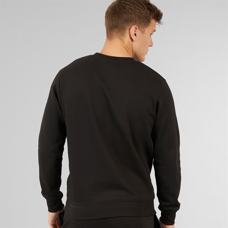 Kings Will Dream Mens Crosby Crew Neck Sweatshirt Black - Image 2