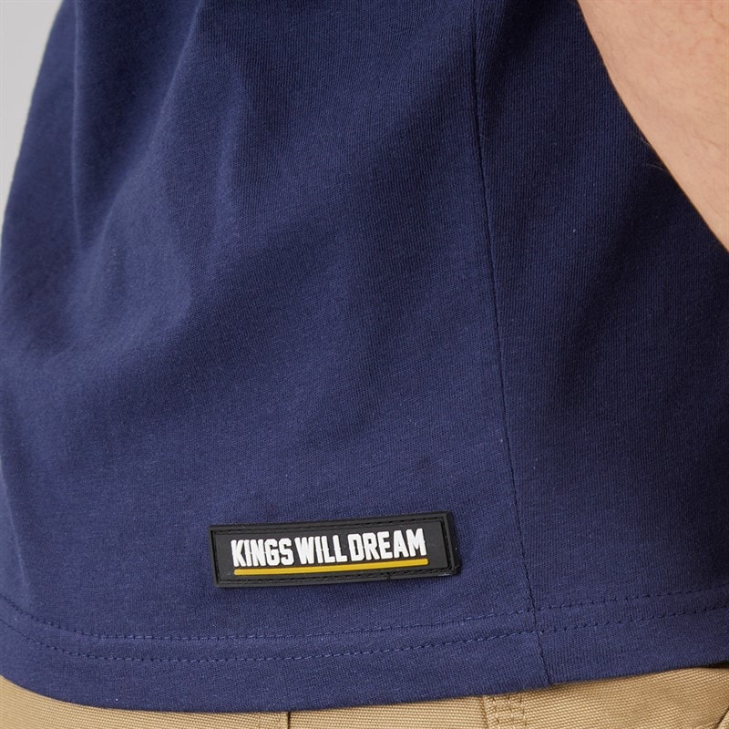 Kings Will Dream Mens Built T-Shirt Navy - Image 3
