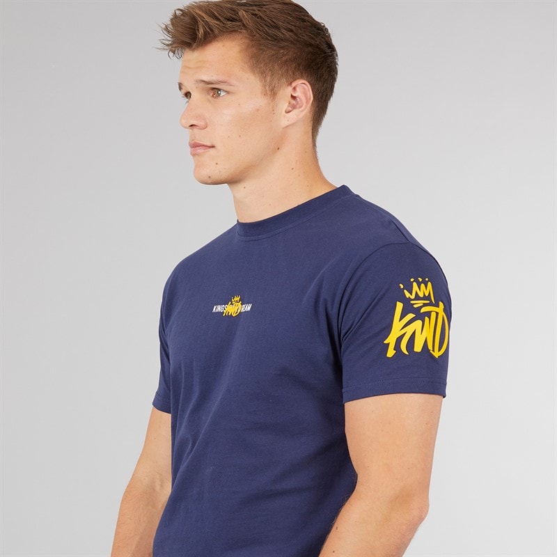 Kings Will Dream Mens Built T-Shirt Navy - Image 5