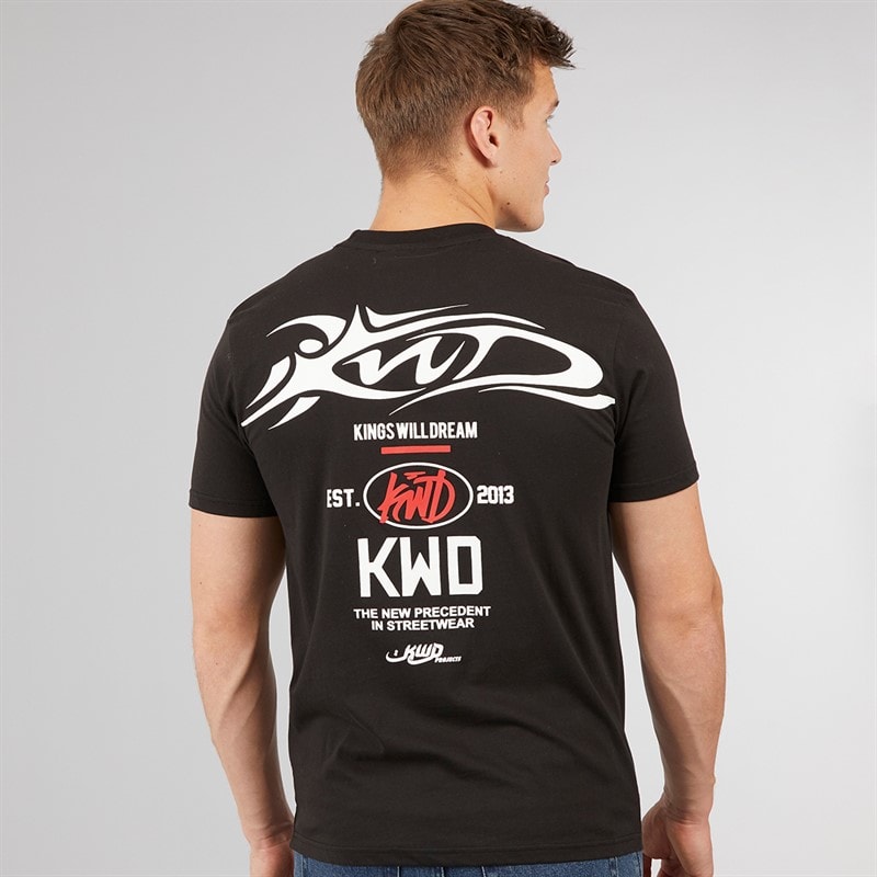Kings Will Dream Mens Tattooed T-Shirt Black - Image 3