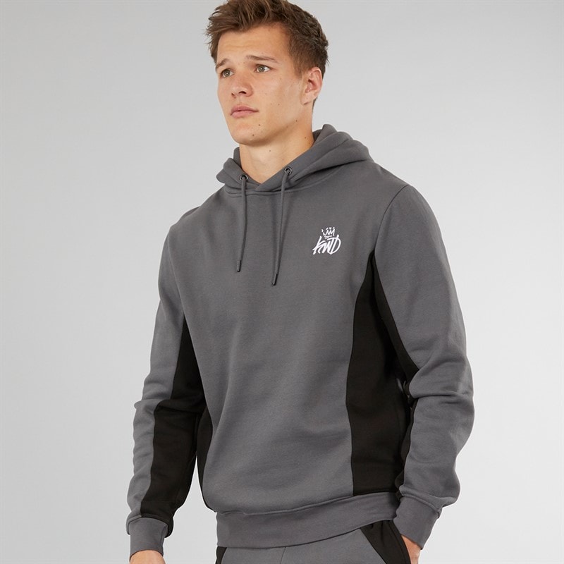 Kings Will Dream Mens Blockade Hoodie Asphalt/Black - Image 1