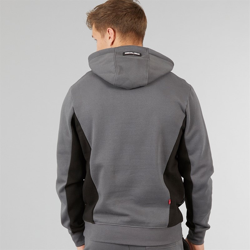Kings Will Dream Mens Blockade Hoodie Asphalt/Black - Image 2