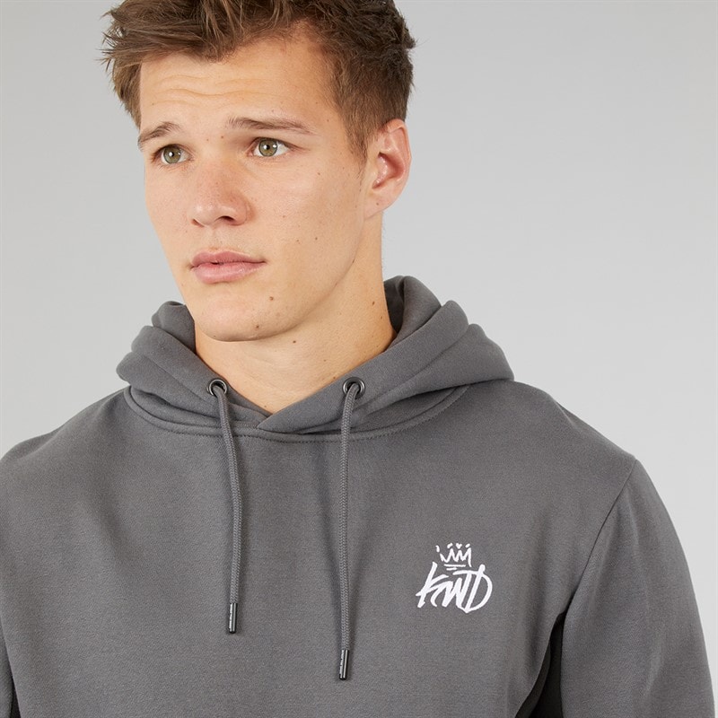 Kings Will Dream Mens Blockade Hoodie Asphalt/Black - Image 3