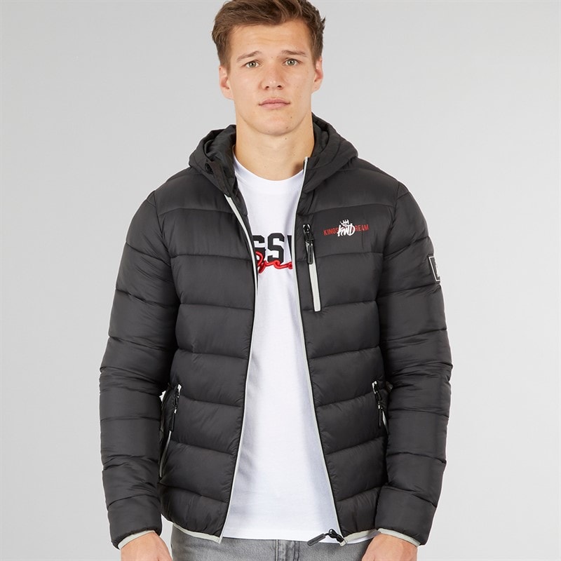 Kings Will Dream Mens Barcana Puffer Jacket Black - Image 1