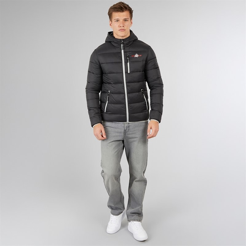 Kings Will Dream Mens Barcana Puffer Jacket Black - Image 4