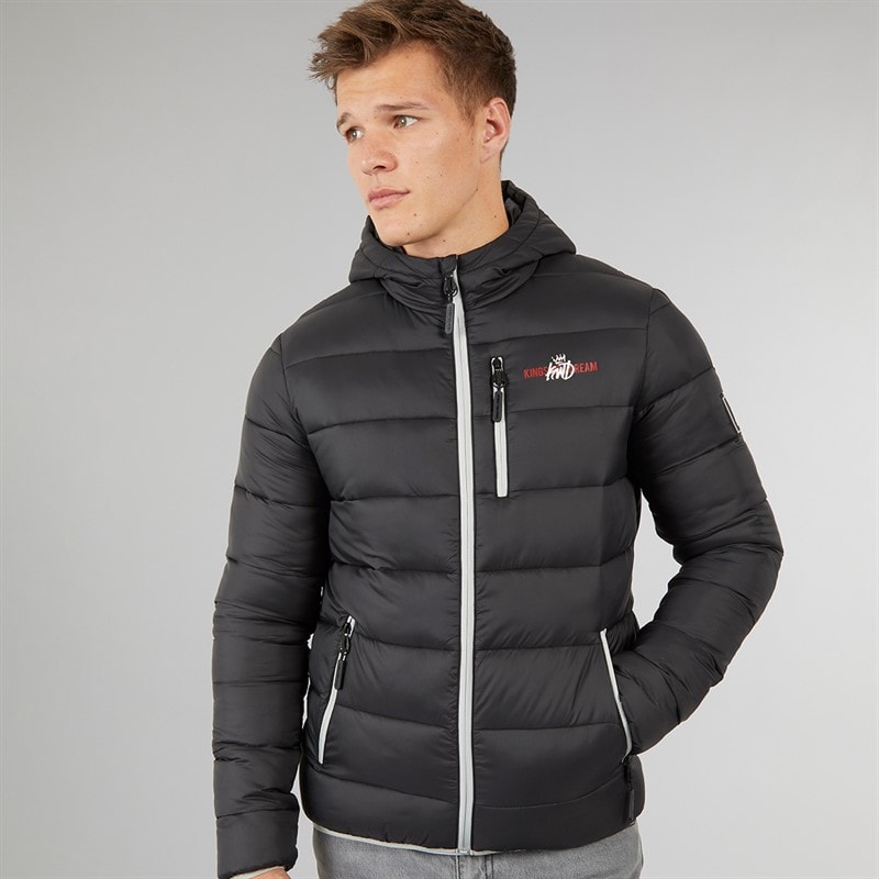Kings Will Dream Mens Barcana Puffer Jacket Black - Image 5