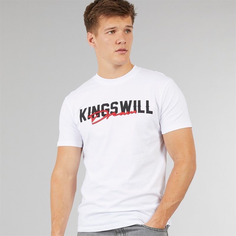 Kings Will Dream Mens Bilkie T-Shirt White - Image 1