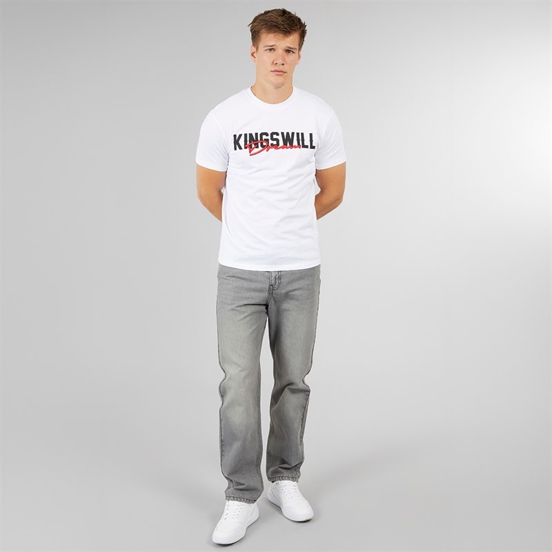 Kings Will Dream Mens Bilkie T-Shirt White - Image 3