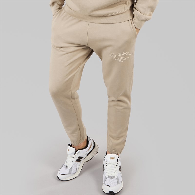 Kings Will Dream Mens Arch Relaxed Fit Joggers Stone