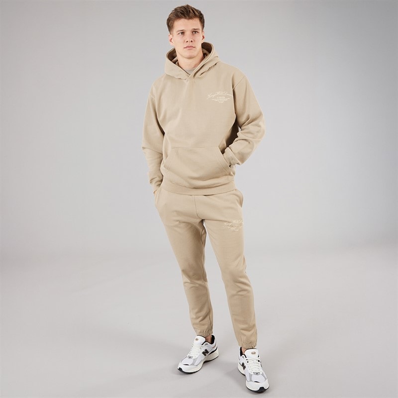 Kings Will Dream Mens Arch Relaxed Fit Joggers Stone - Image 4