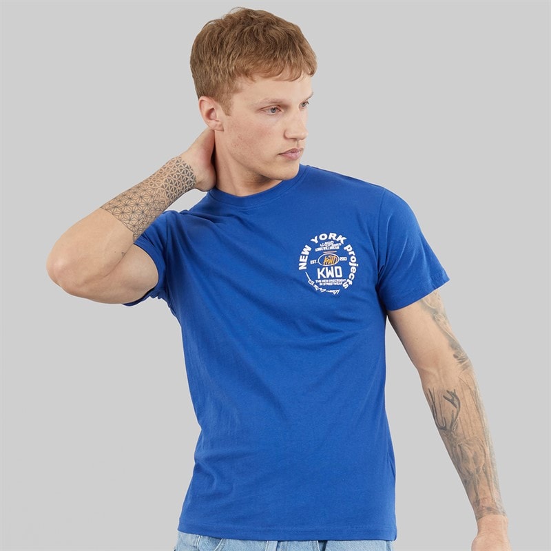Kings Will Dream Mens Mobalot T-Shirt Blue - Image 2