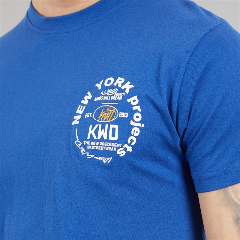 Kings Will Dream Mens Mobalot T-Shirt Blue - Image 5