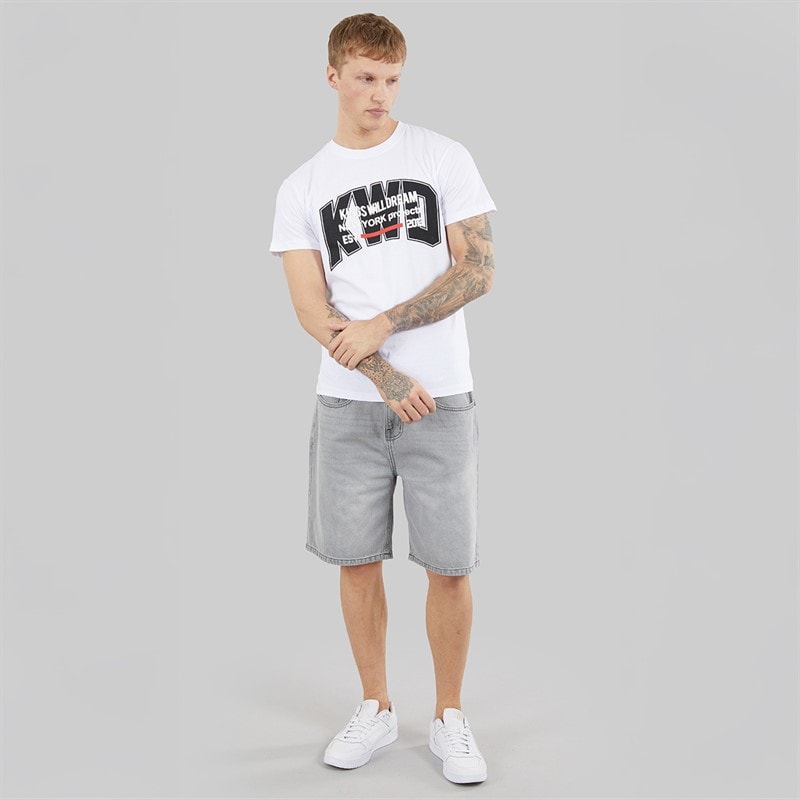 Kings Will Dream Mens Typeover T-Shirt White - Image 4