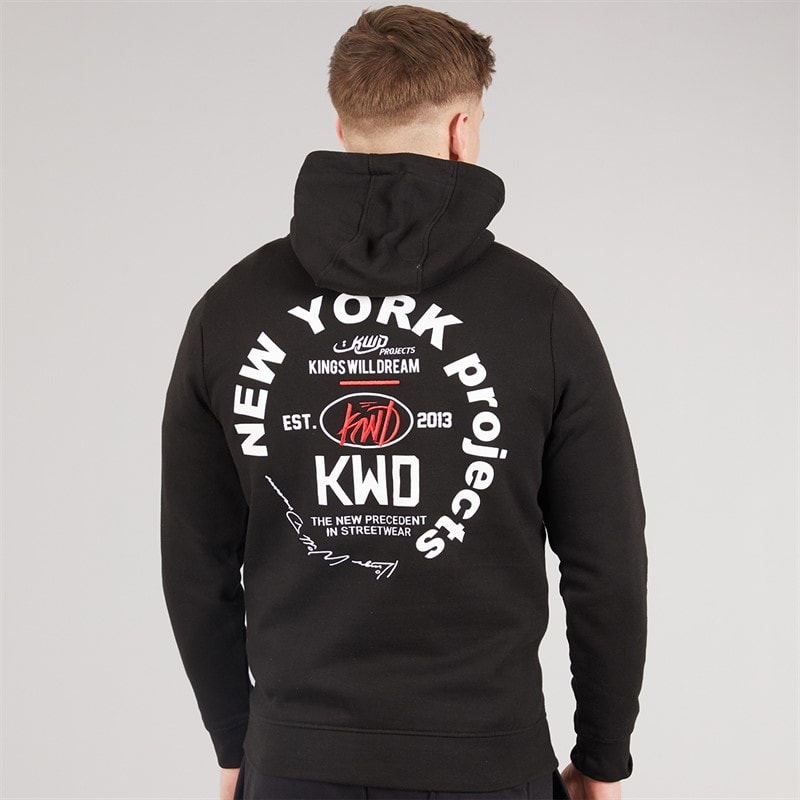 Kings Will Dream Mens Mobalot Hoodie Black - Image 3