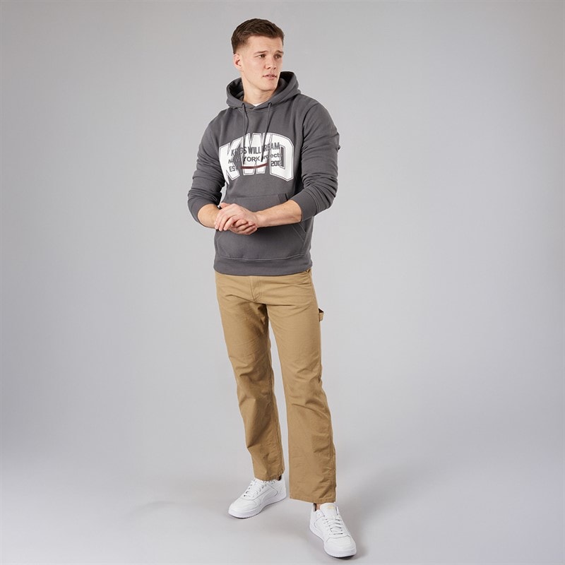Kings Will Dream Mens Typeover Hoodie Asphalt - Image 4