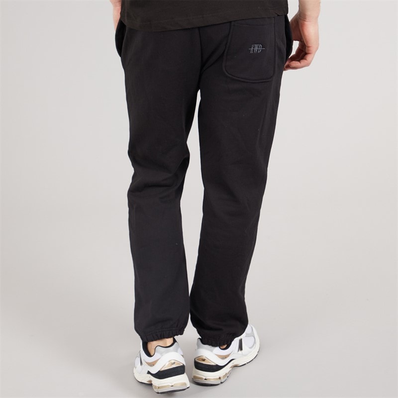 Kings Will Dream Mens Scripted Joggers Black - Image 2