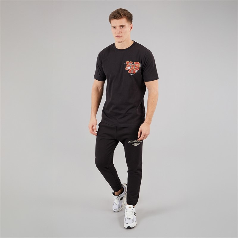 Kings Will Dream Mens Eagle Relaxed Fit T-Shirt Black - Image 4