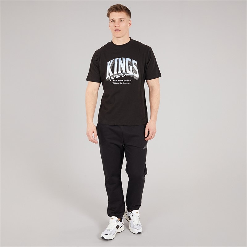 Kings Will Dream Mens Kingteam T-Shirt Black - Image 4