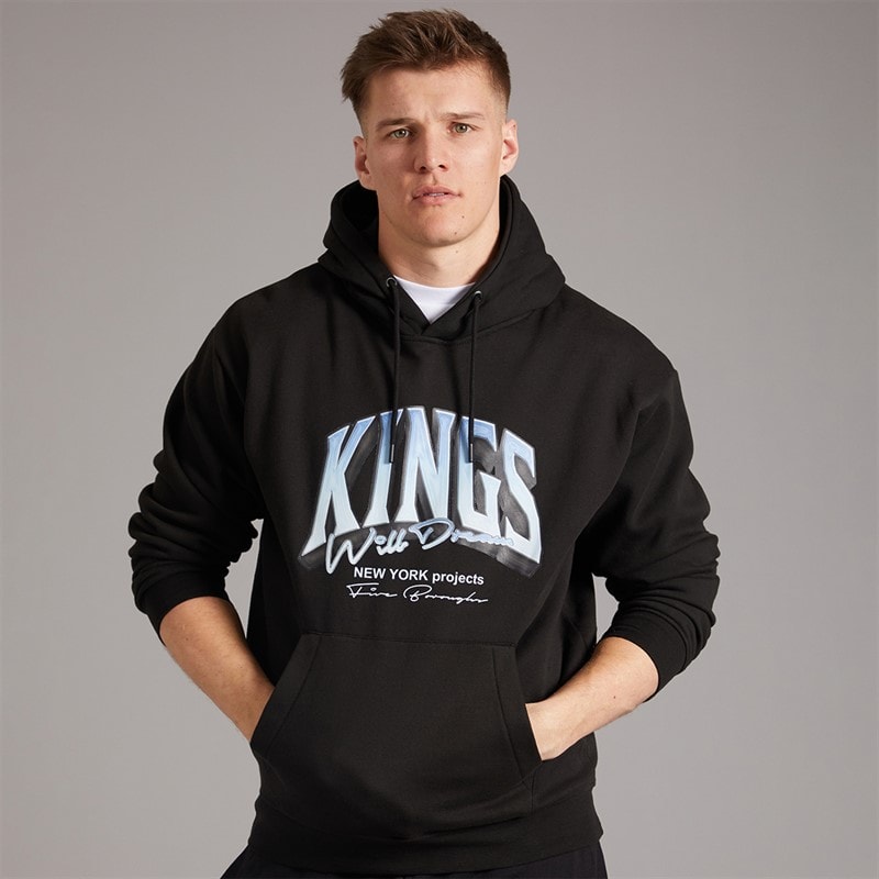 Kings Will Dream Mens Kingteam Hoodie Black - Image 2