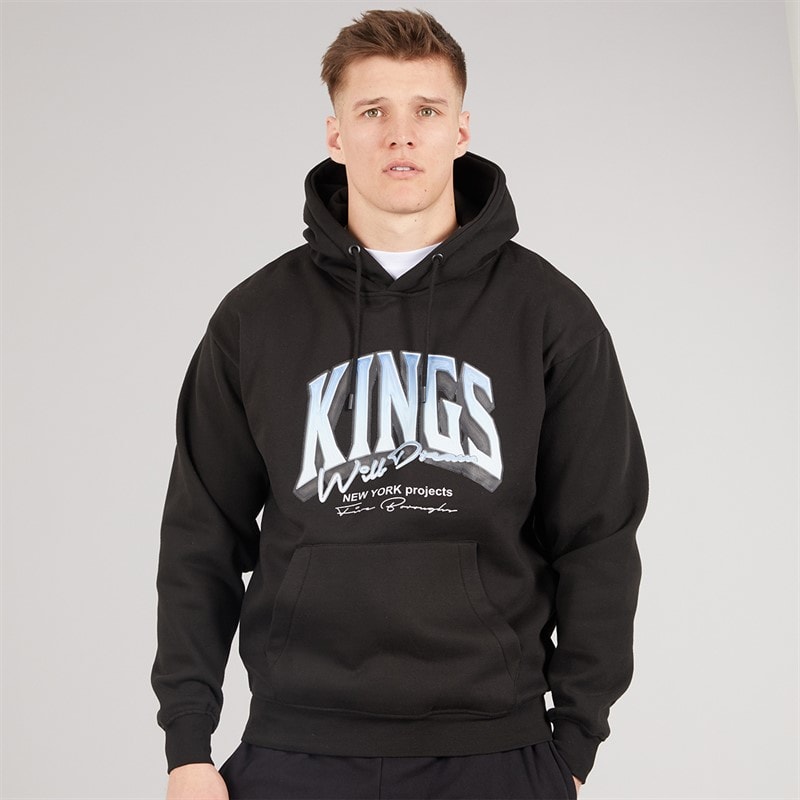 Kings Will Dream Mens Kingteam Hoodie Black - Image 5