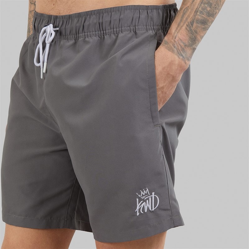 Kings Will Dream Mens Crosby Swim Shorts Asphalt - Image 3