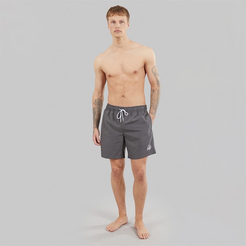 Kings Will Dream Mens Crosby Swim Shorts Asphalt - Image 4
