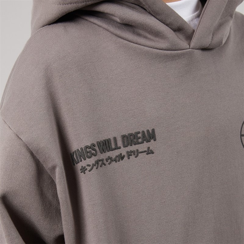 Kings Will Dream Boys Duo Line Hoodie Grey - Image 3