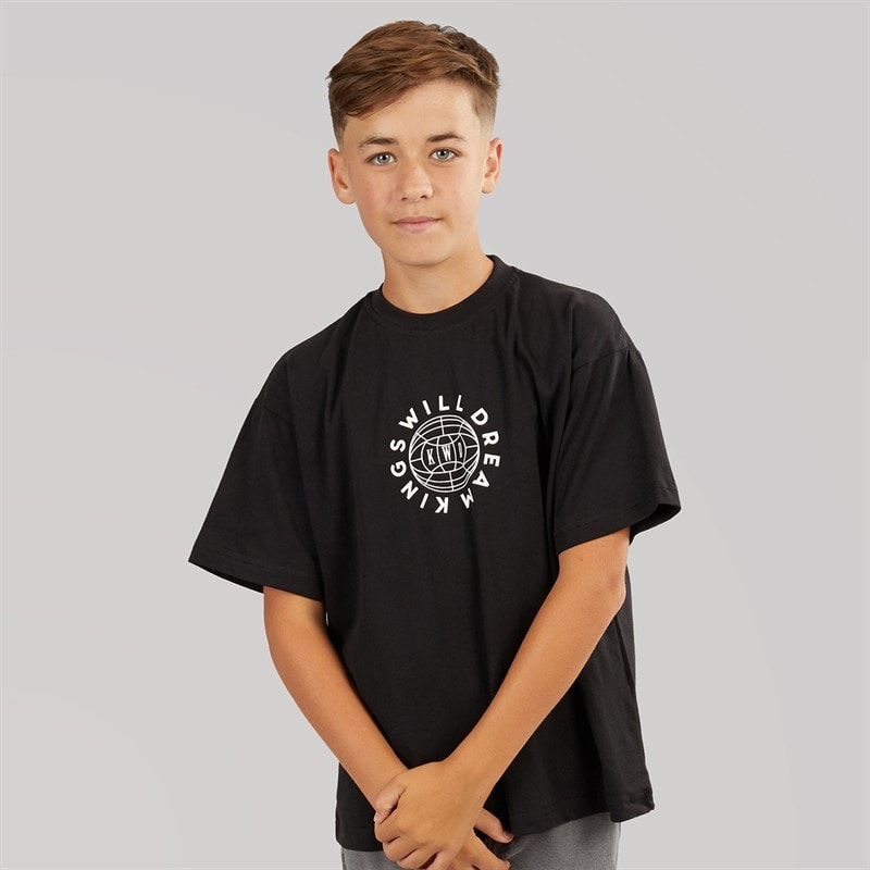 Kings Will Dream Boys Globalise T-Shirt Black - Image 2