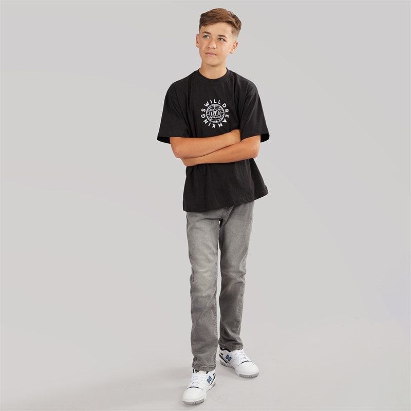 Kings Will Dream Boys Globalise T-Shirt Black - Image 4
