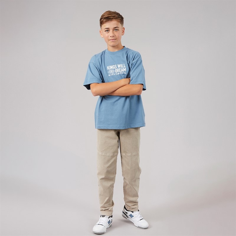 Kings Will Dream Boys Title T-Shirt Blue - Image 3