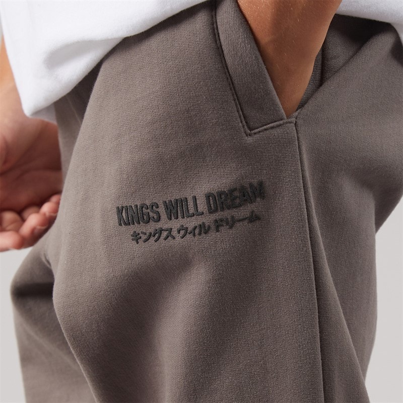 Kings Will Dream Boys King Joggers Grey - Image 3
