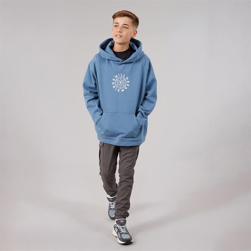 Kings Will Dream Boys Globalise Hoodie Blue - Image 4