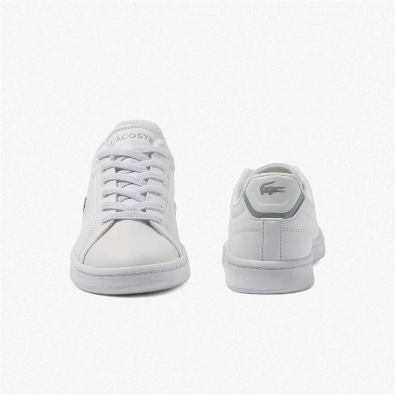 Lacoste Infant Carnaby Pro Trainers White/White - Image 4
