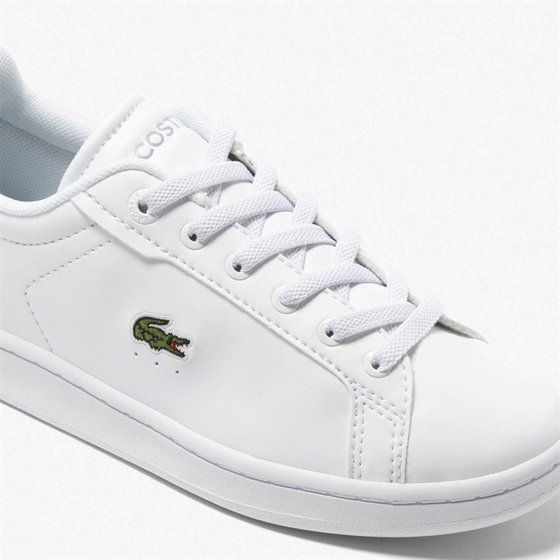 Lacoste Infant Carnaby Pro Trainers White/White - Image 5
