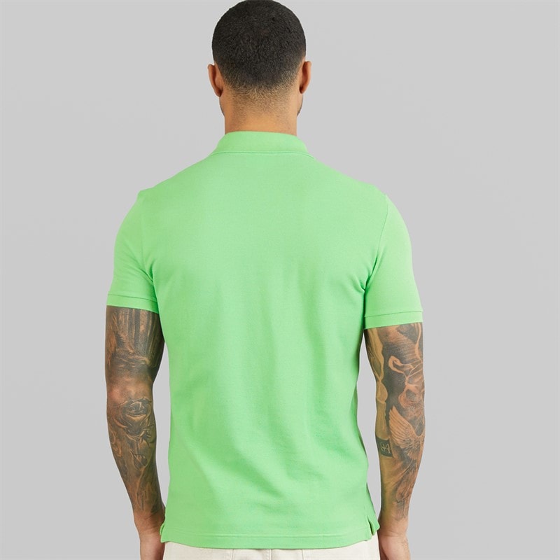 Lacoste Mens Slim Fit Polo Shirt Shirt Green - Image 2