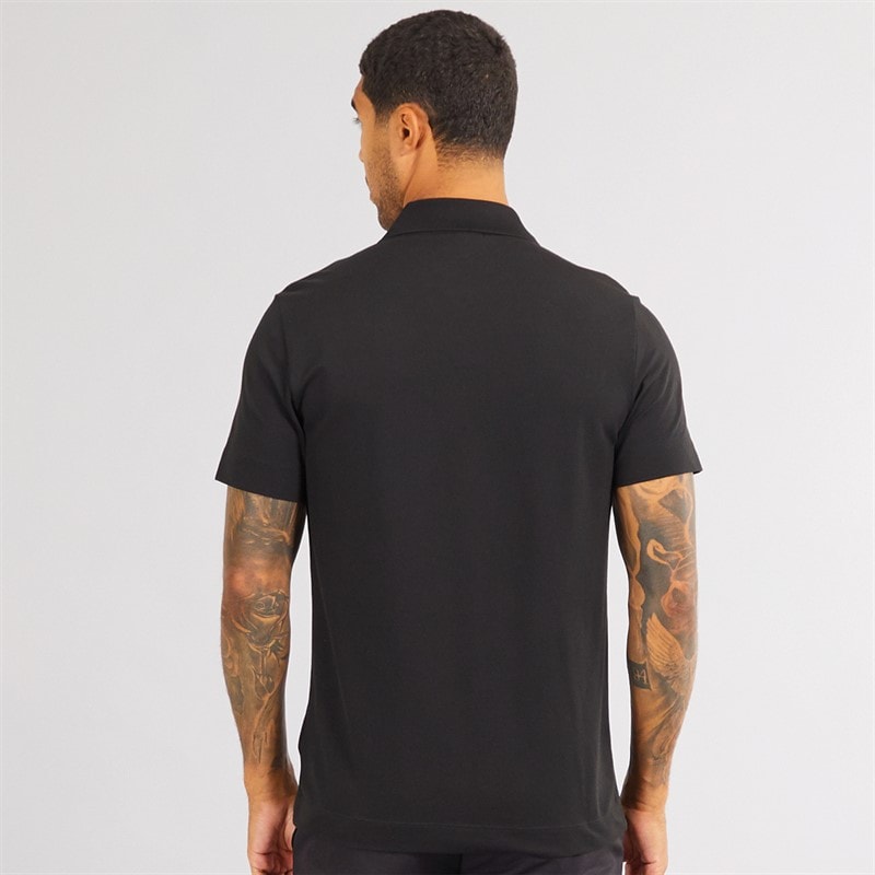 Lacoste Mens Short Sleeve Polo Shirt Black - Image 2