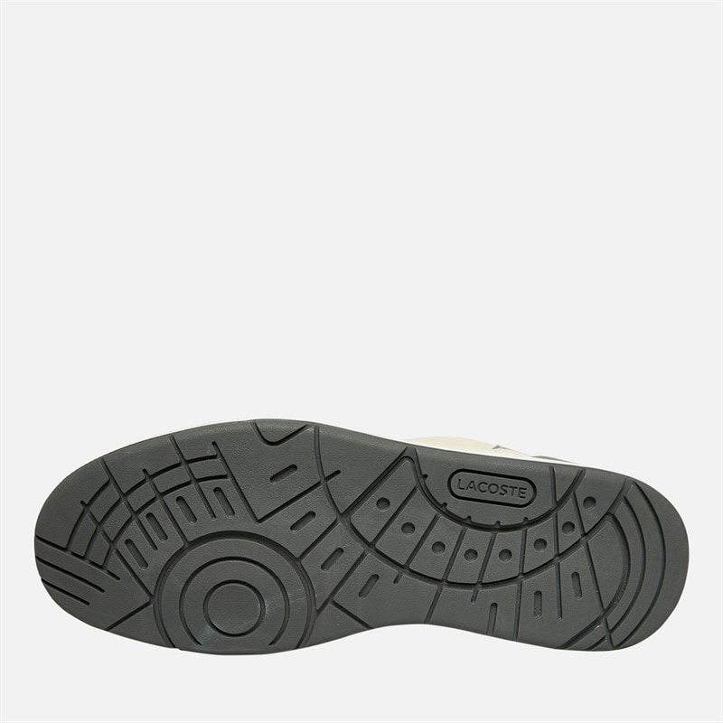 Lacoste Mens T-Clip Trainers Off White/Grey - Image 2