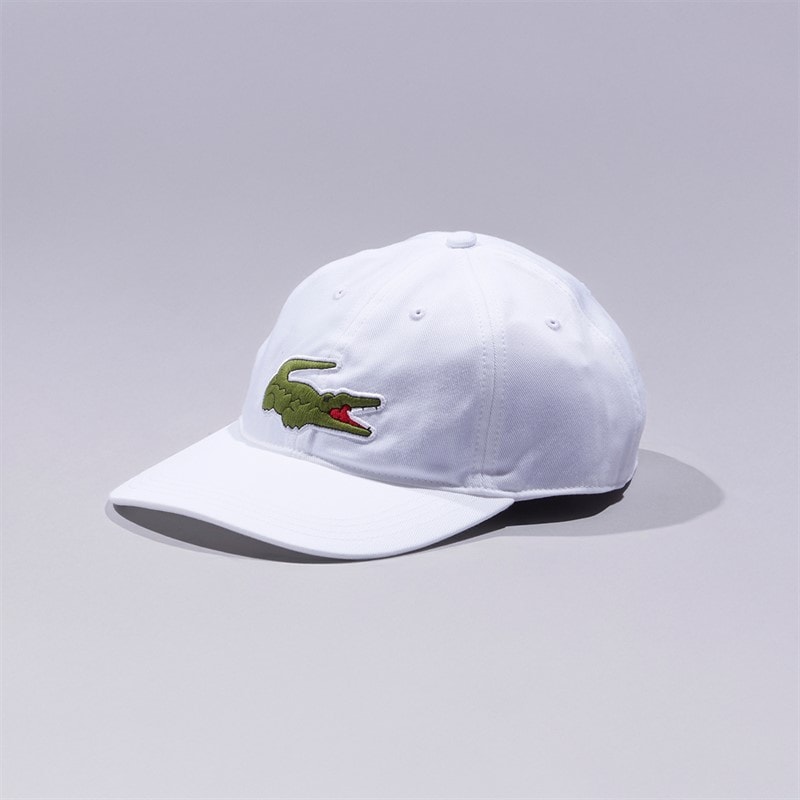 Lacoste Mens Cap White - Image 1