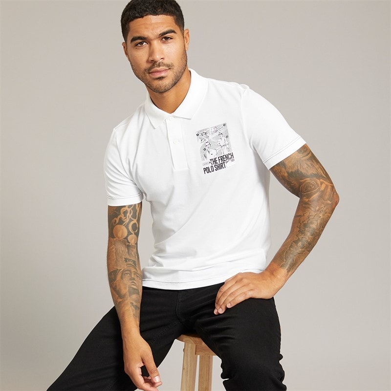 Lacoste Mens Short Sleeve Polo Shirt White - Image 2
