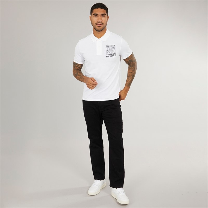 Lacoste Mens Short Sleeve Polo Shirt White - Image 4
