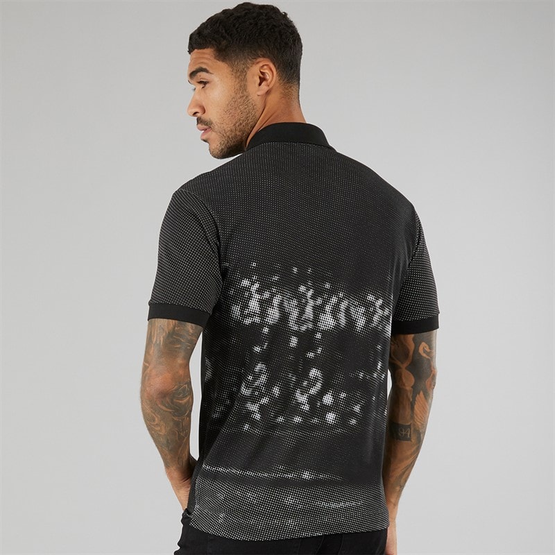 Lacoste Mens Short Sleeve Polo Shirt Black - Image 2