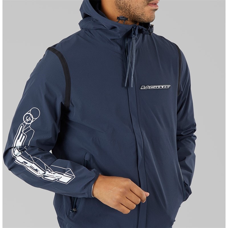 Lacoste Mens Jacket Blue Night - Image 3