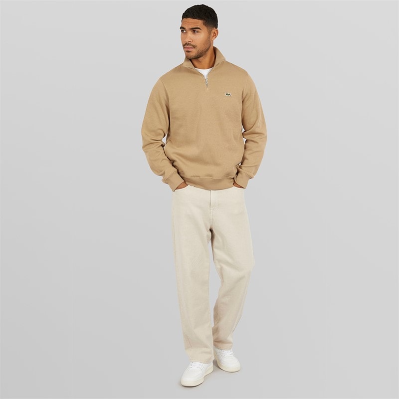 Lacoste Mens 1/4 Zip Sweatshirt Viennese - Image 4