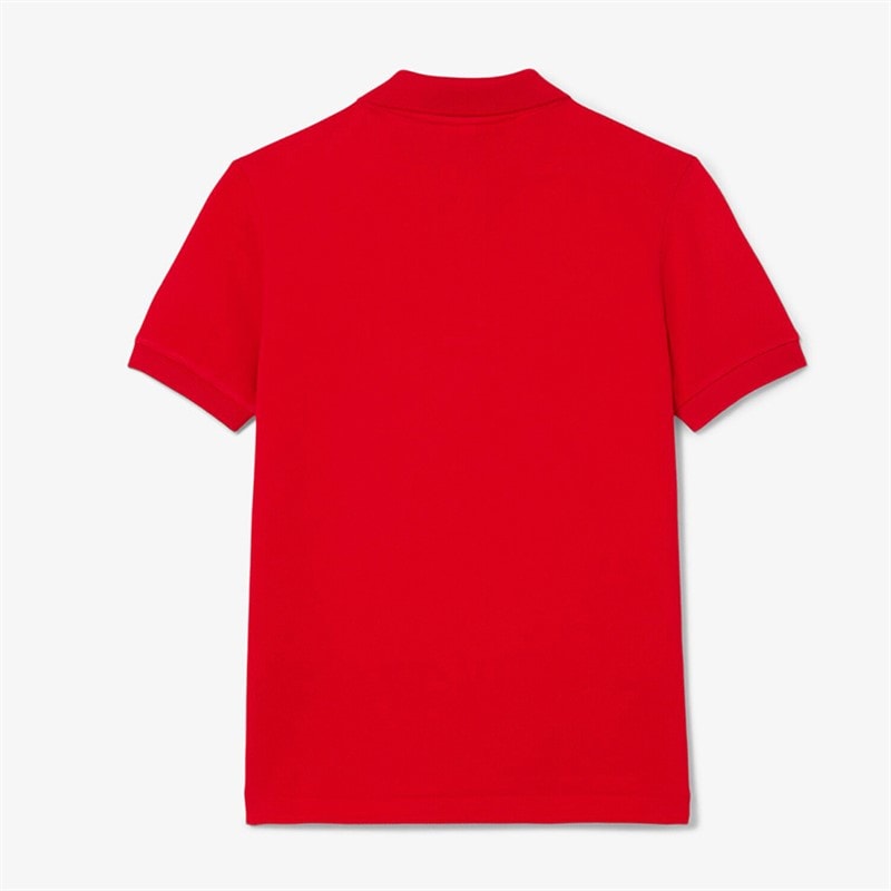 Lacoste Boys Polo Shirt Rouge - Image 2