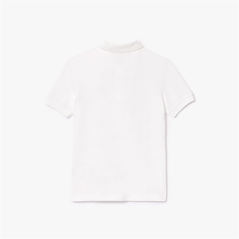 Lacoste Boys Polo Shirt Blanc - Image 2