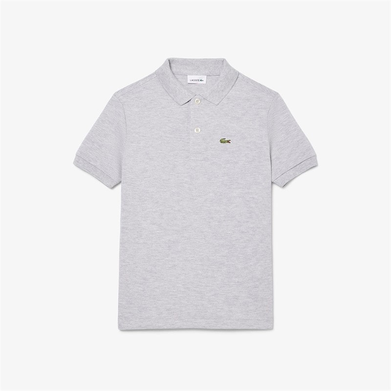 Lacoste Boys Polo Shirt Argent Chine - Image 1