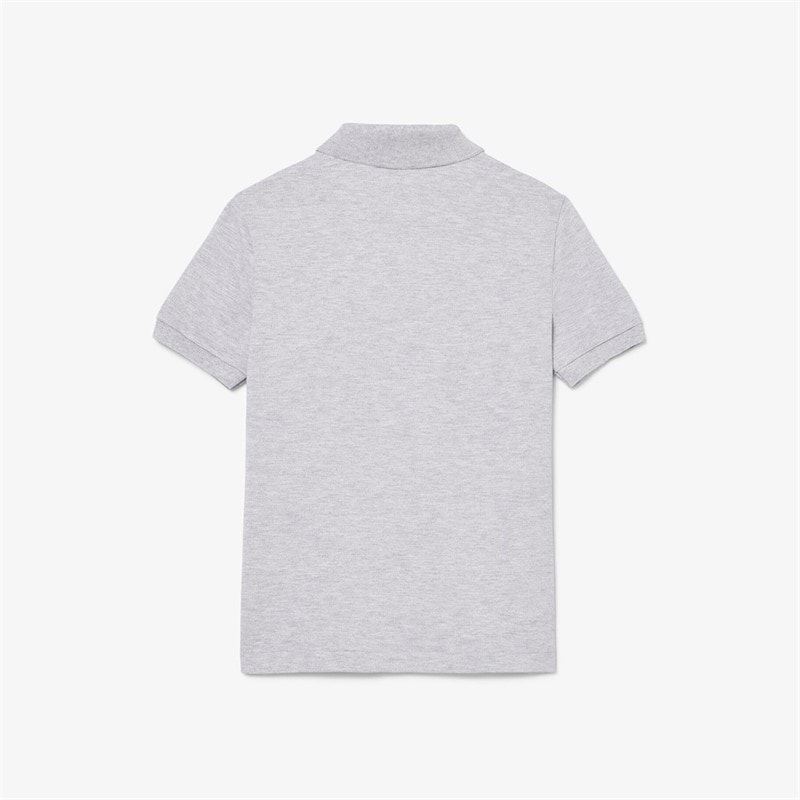 Lacoste Boys Polo Shirt Argent Chine - Image 2