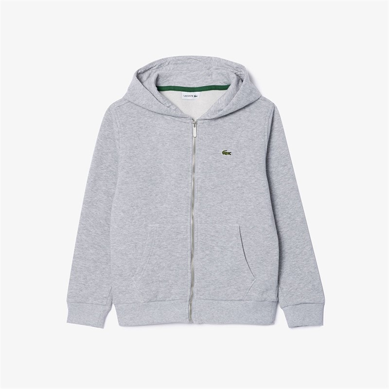 Lacoste Boys Hoodie Argent Chine - Image 1